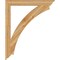 Ekena Millwork Thorton Traditional Rough Sawn Bracket, Western Red Cedar, 4"W x 38"D x 46"H BKT04X38X46THR01RWR - alternate 2